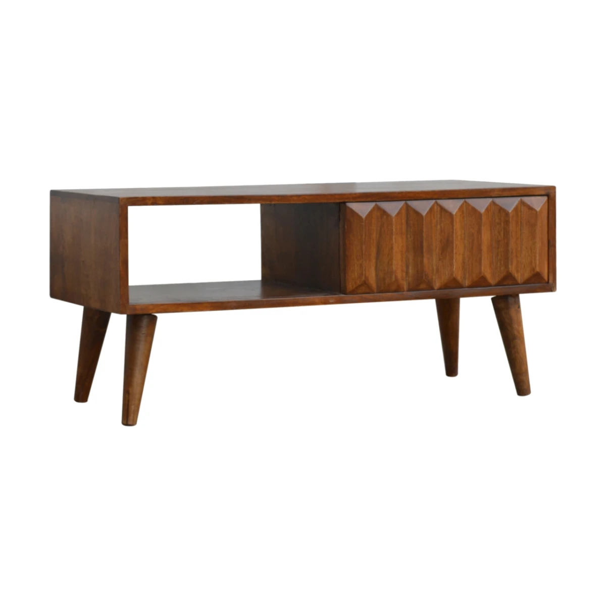 Artisan Media Unit 120cm Prism Door Living Room Console by Artisan Furniture