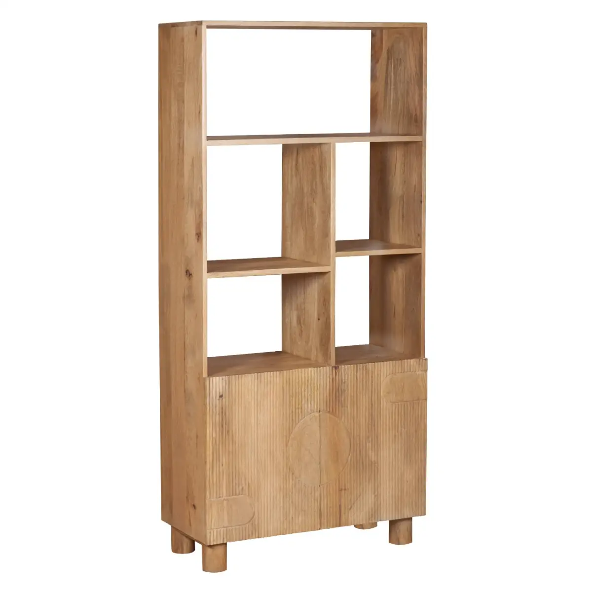 Indian Hub Austin Solid Wood Bookcase - Bookcase