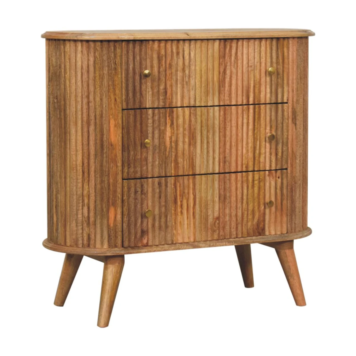 Artisan Furniture Artisan Soba Chest Mango Wood Brass Knobs Bedroom - Chest of Drawers