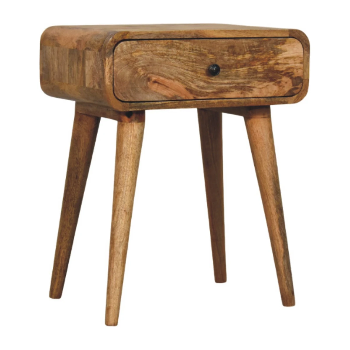 Artisan Nightstand Compact Mango Oak One Drawer by Artisan Furniture