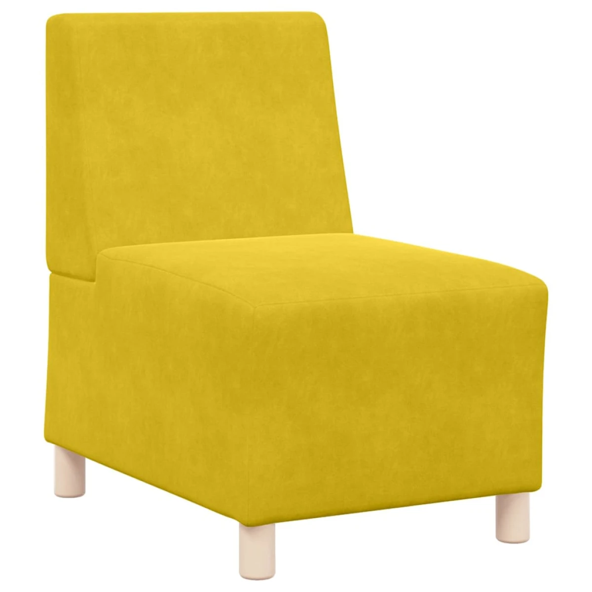 vidaXL VidaXL Armless Modular Sofa 55x74x82 Velvet Living Room - Sofa