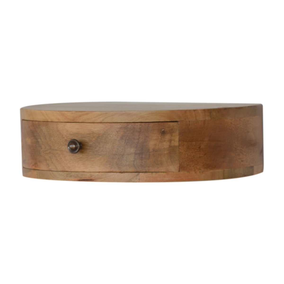 Artisan Furniture Artisan Bedside Drawer Wall Mount Round MangoWood - Bedside Table