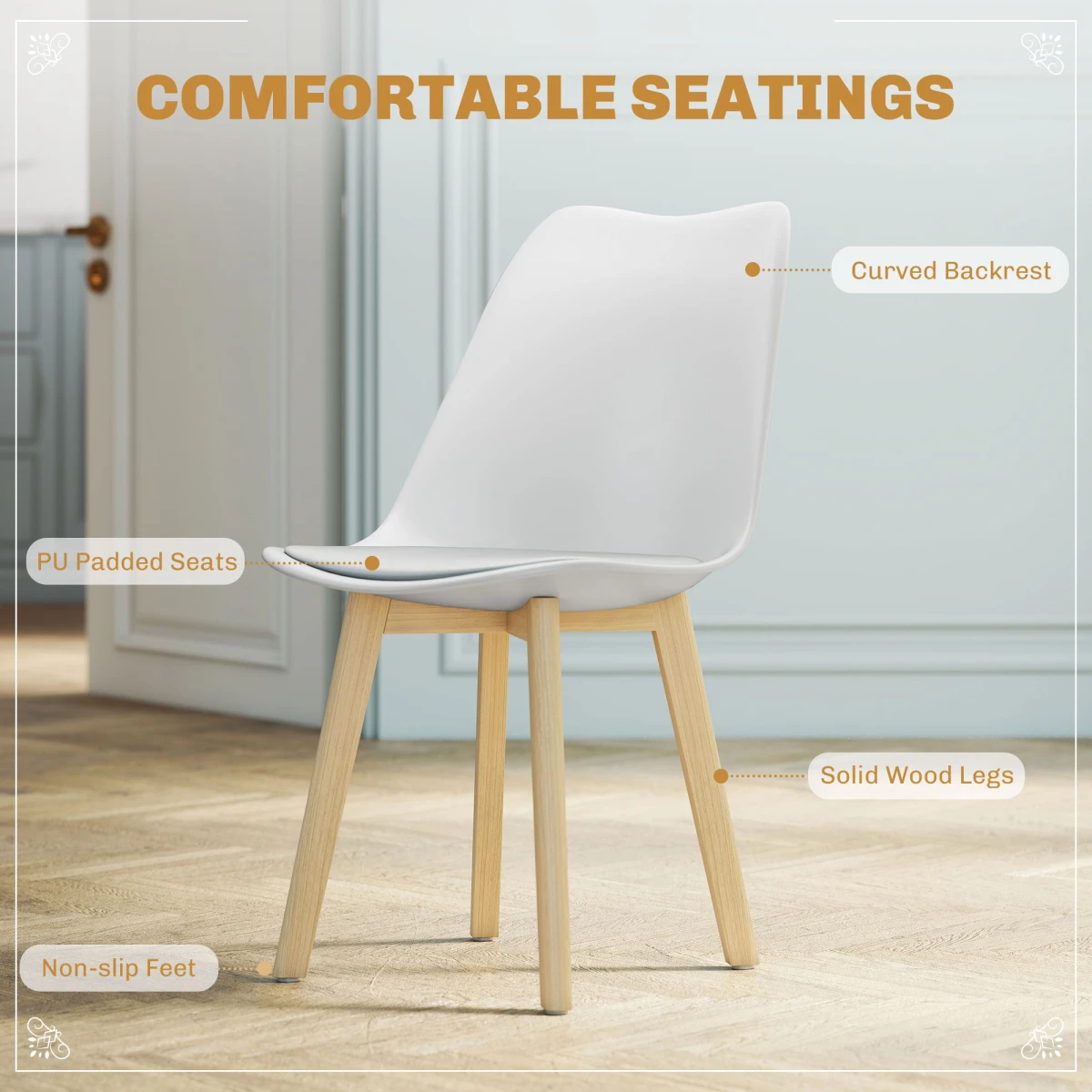 N/A Premium Dining Set 4Seater Space Saving Apartment - Dining Table