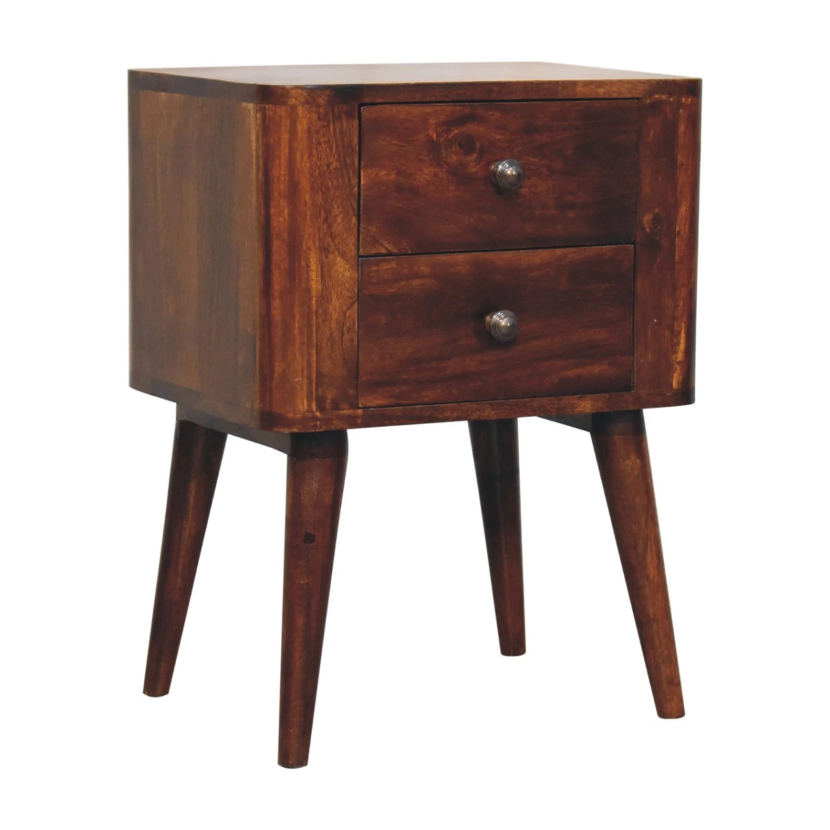 Artisan Bedside Table Mango Wood 2-Drawer Bedroom by Artisan Furniture