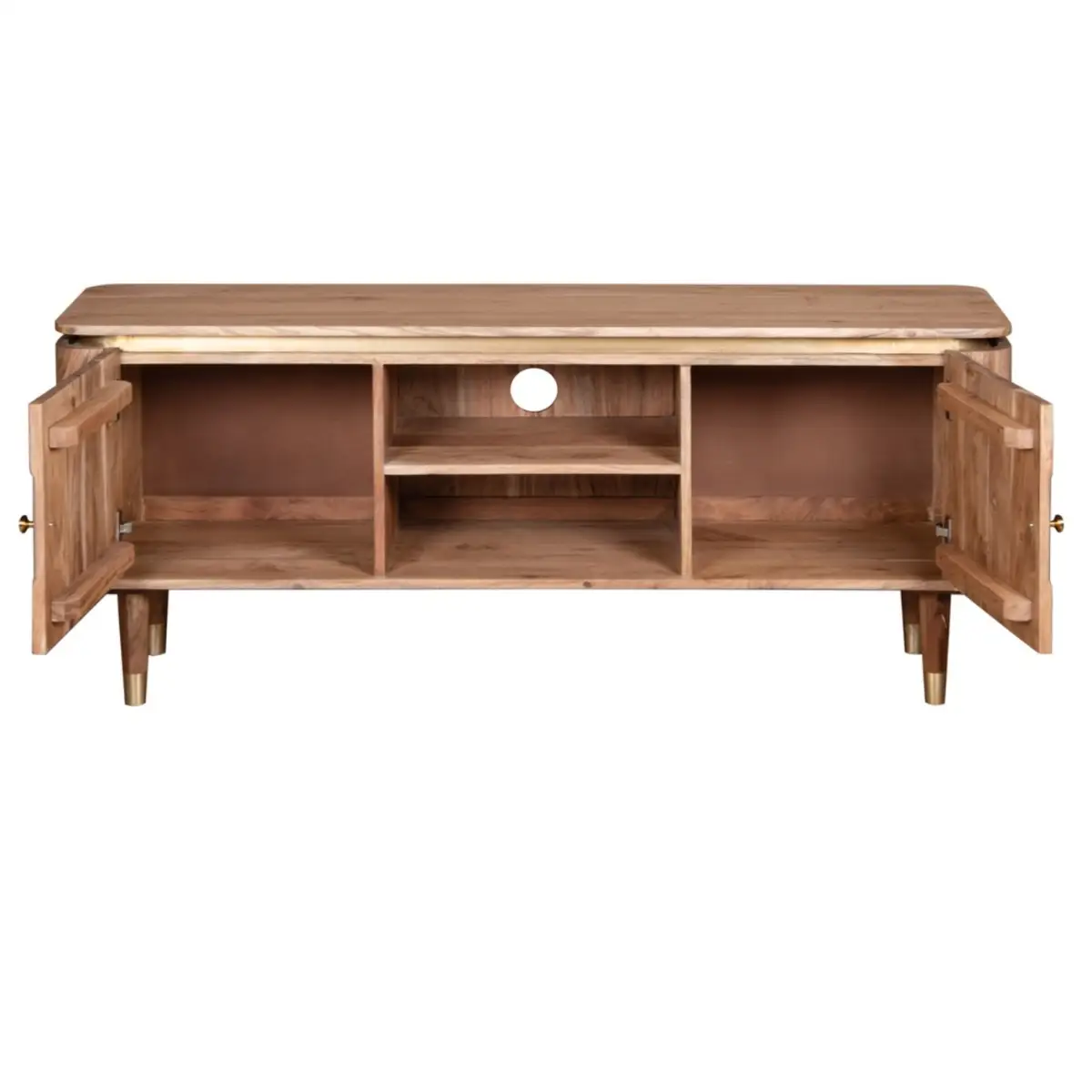 Indian Hub Wilton Acacia Wood Tv Unit - TV Unit