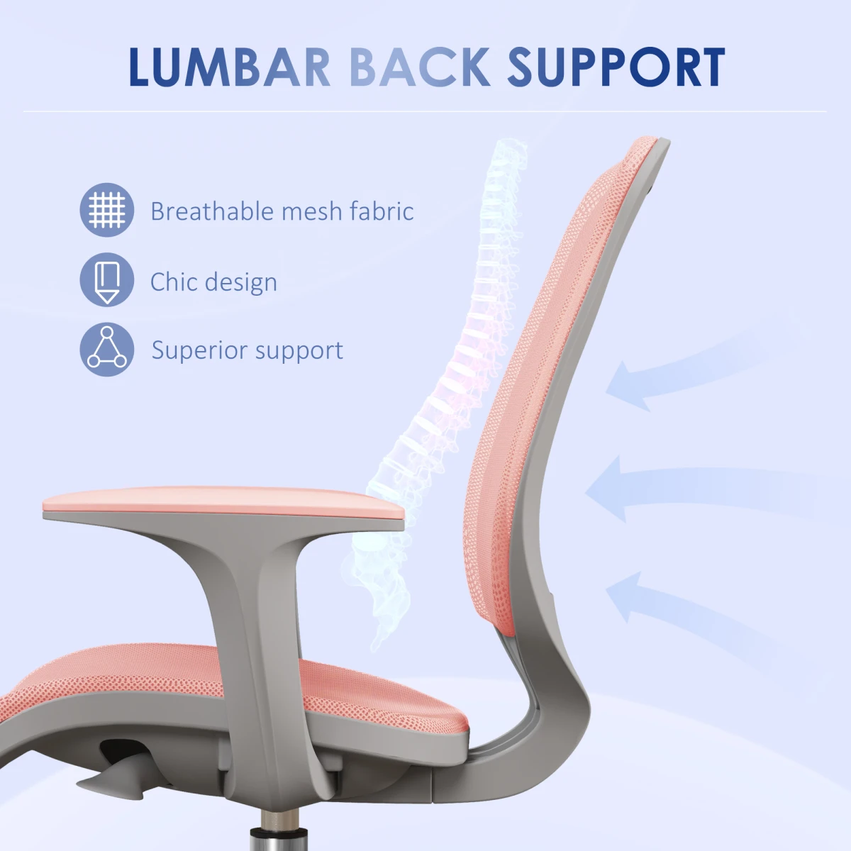 N/A Premium Office Chair 44 to 56 cm Ergo Mesh Office - Office Chair