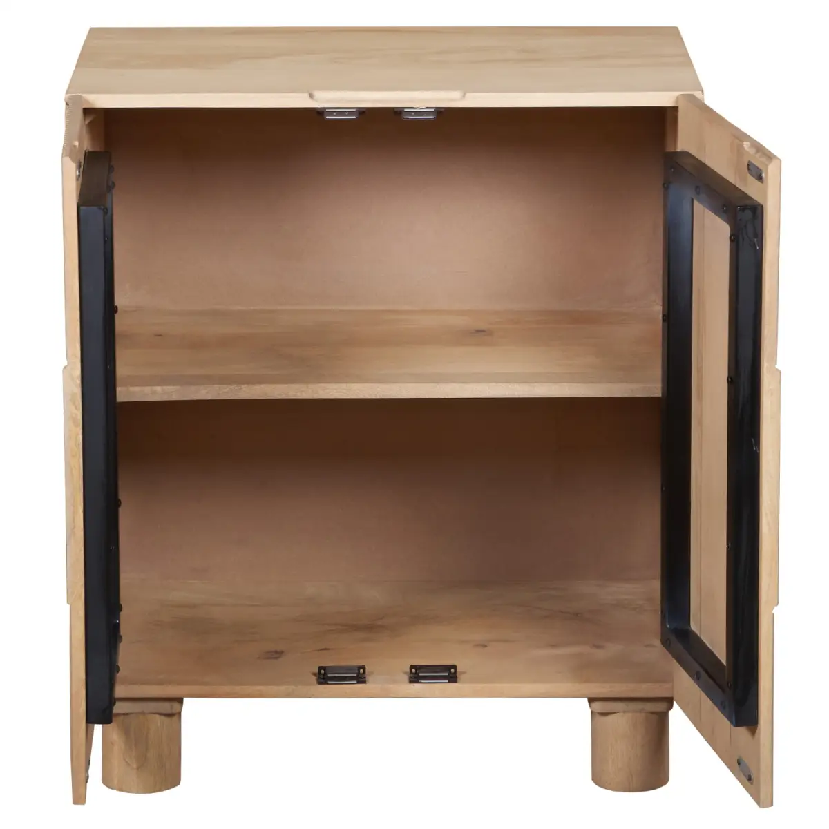 Indian Hub Austin Solid Wooden Small Sideboard - Sideboard