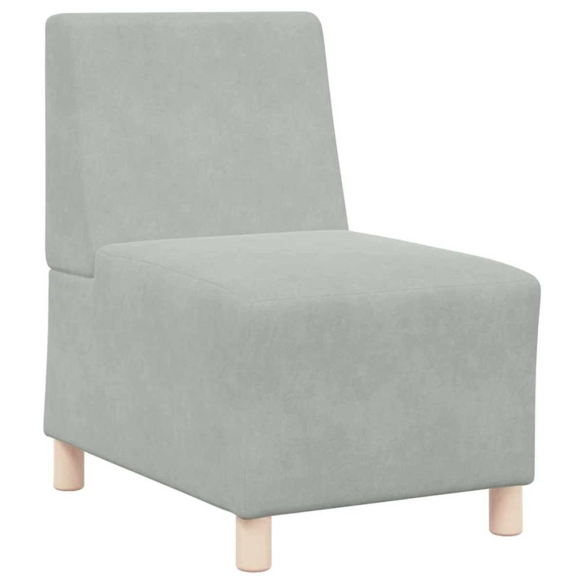 vidaXL VidaXL Armless Modular Sofa 55x74x82 Cm Velvet For Rooms - Sofa
