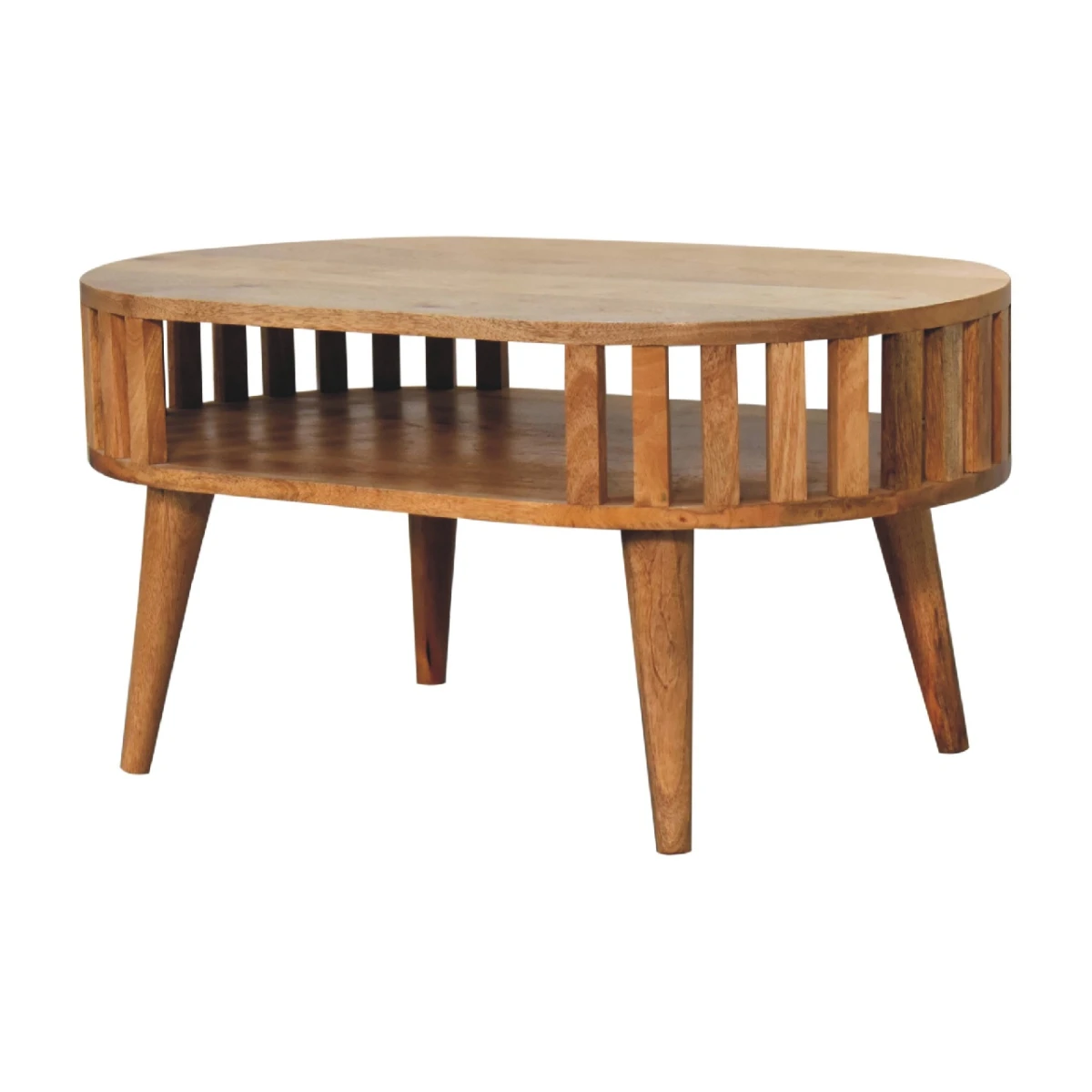 Artisan Furniture Ariella Coffee Table Oval Solid Mango Living Room - Coffee Table