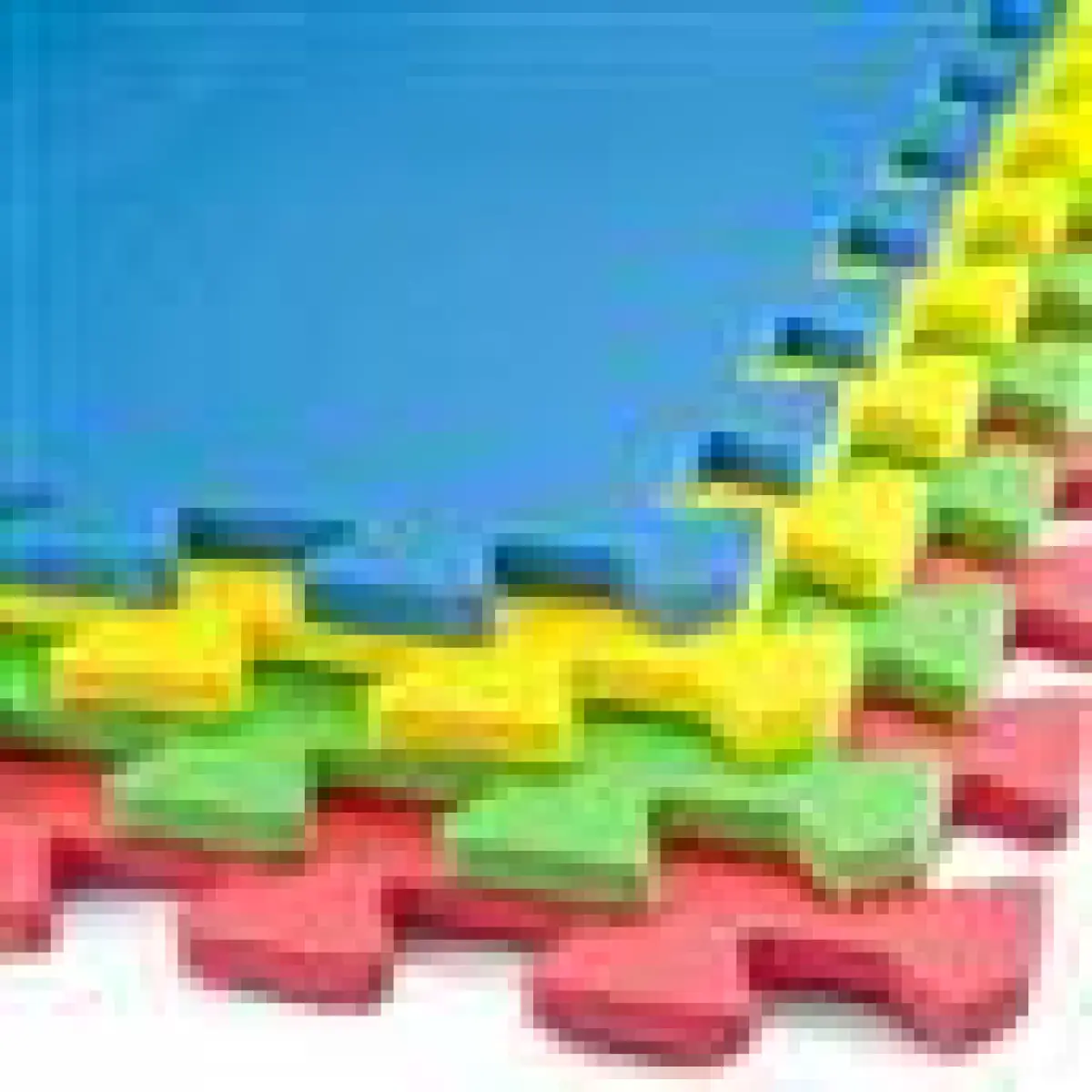 Un-Branded 9 PACKS MULTICOLOR EVA INTERLOCKING MAT 30 X 30 - Rug