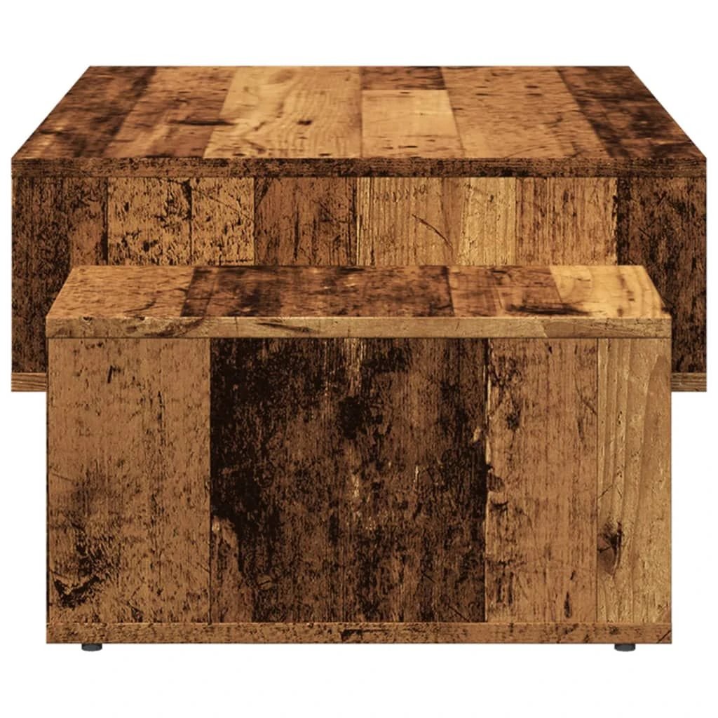 vidaXL VidaXL Coffee Table 105x55x32 cm Engineered Wood Open Shelf for Living Room Decor - Coffee Table