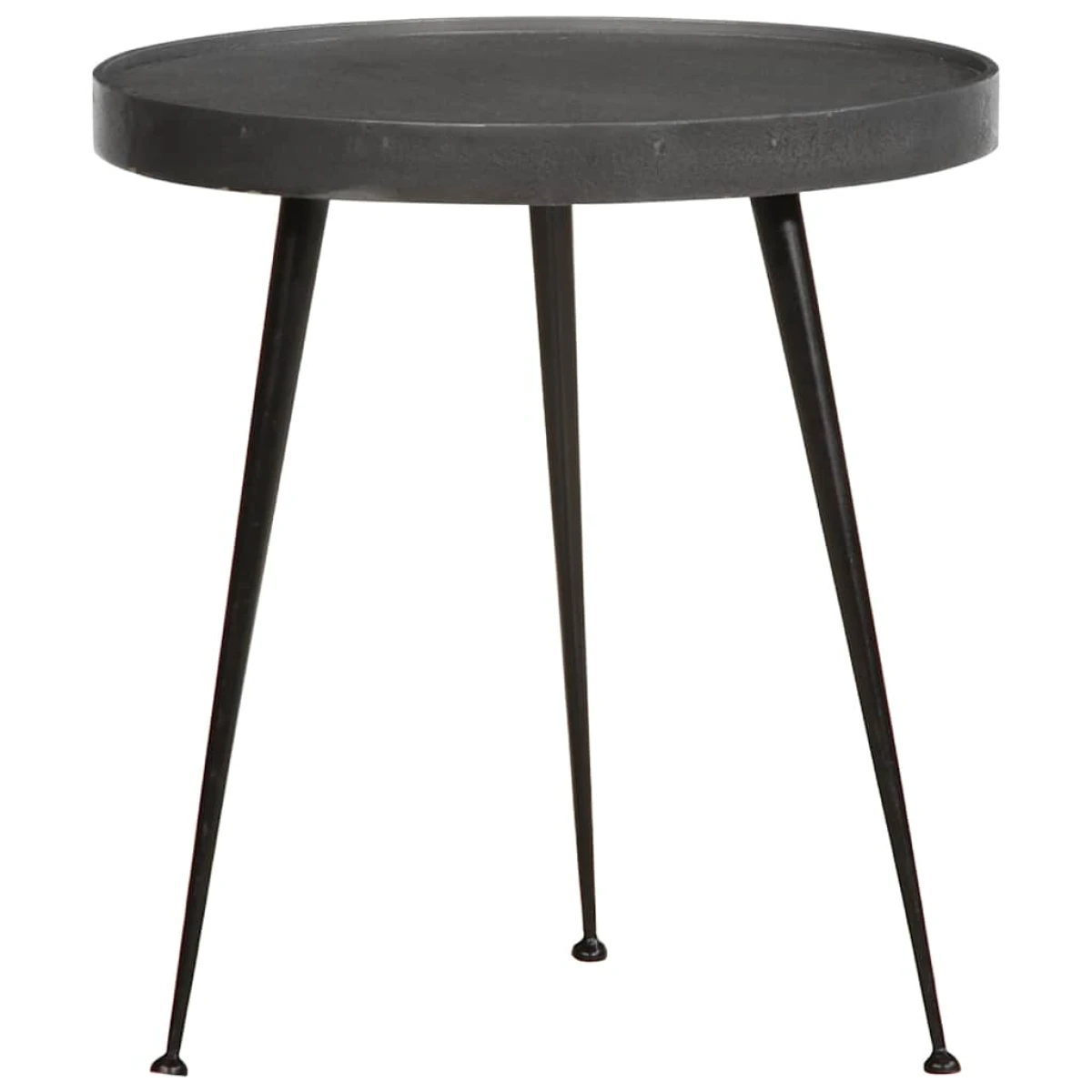 VidaXL Coffee Table Set Of 3 Black Engineered Wood Nestable Design For Living Room by vidaXL
