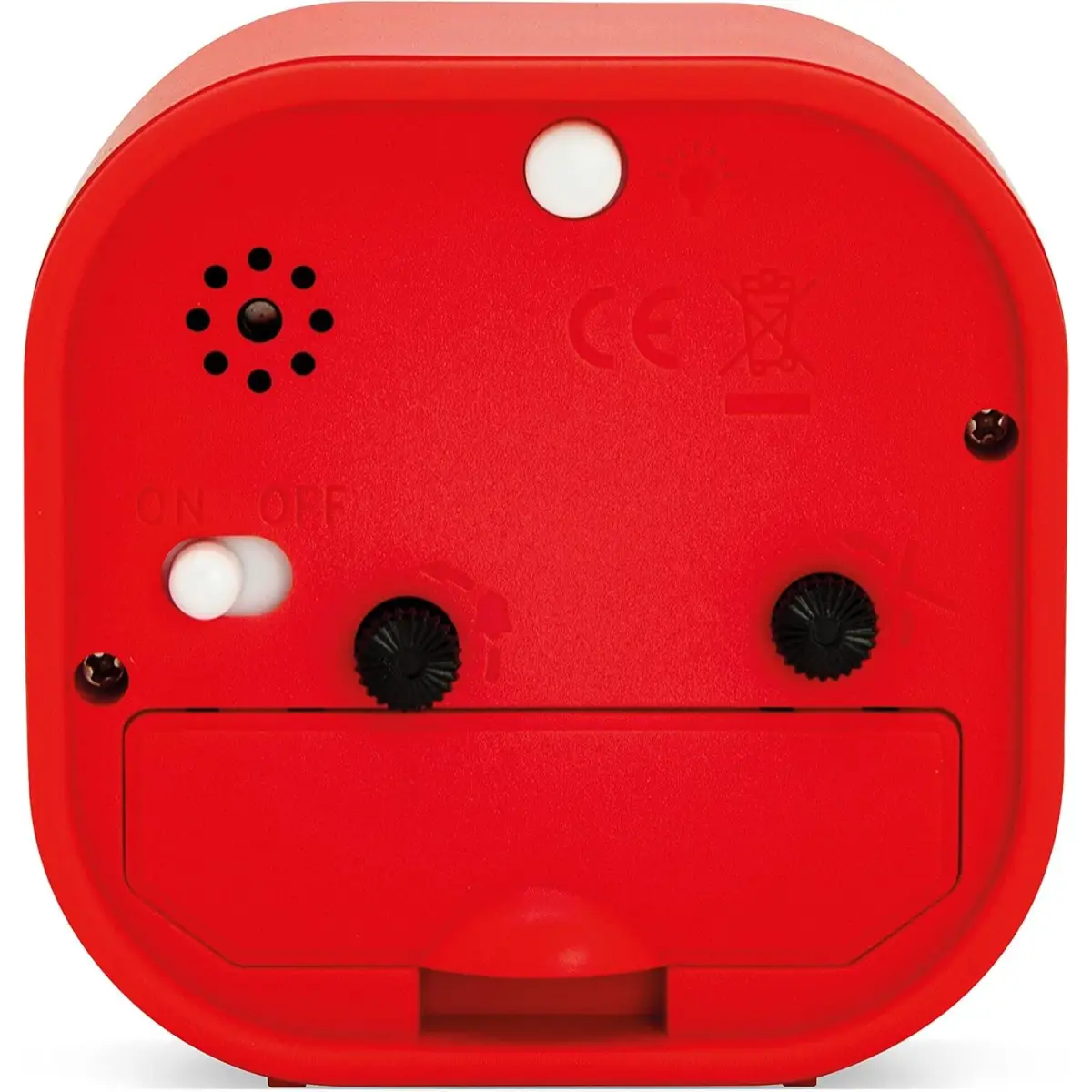 Acctim Acctim Robyn Mini Bedside Red Alarm Clock 16304 - Clock
