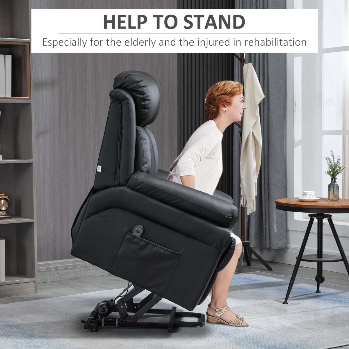 HOMCOM HOMCOM Electric Recliner Compact Power Lift For Seniors - Recliner
