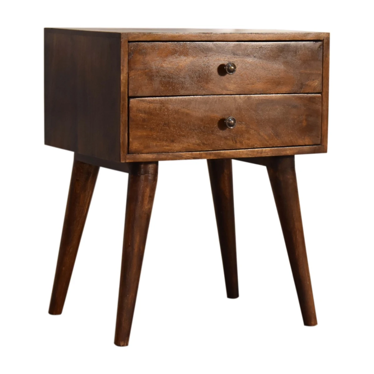 Artisan Furniture Artisan Compact Bedside Table 2-Drawer Chestnut - Bedside Table