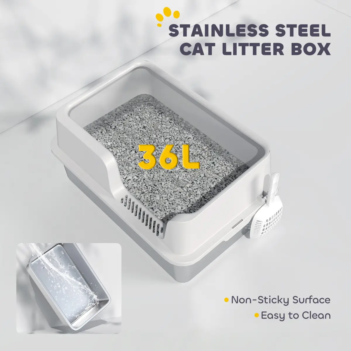 N/A Cat Litter Box - Cat Litter