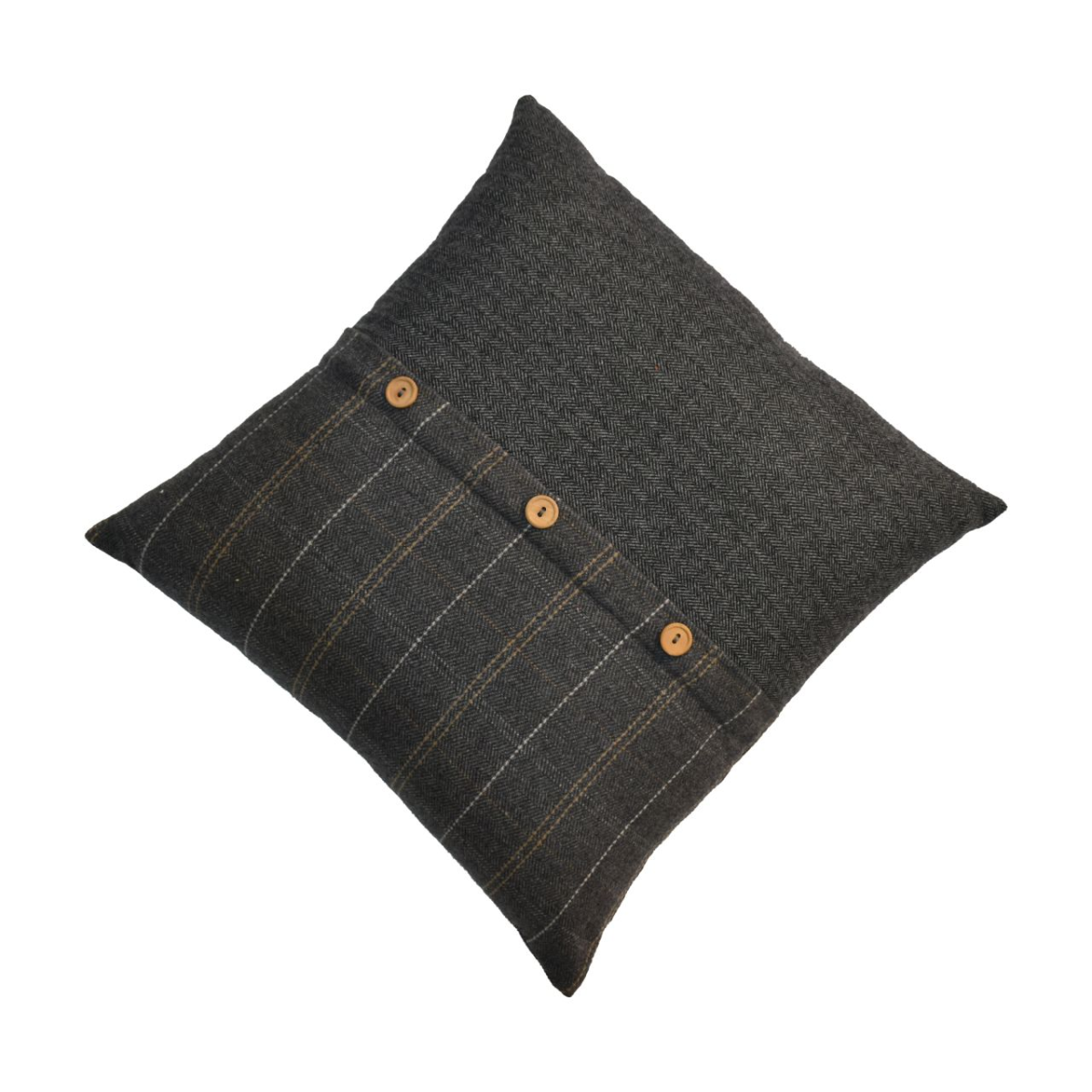 Artisan Furniture Quinn Pewter Cushion Set of 2, Black - from Artisan Furniture