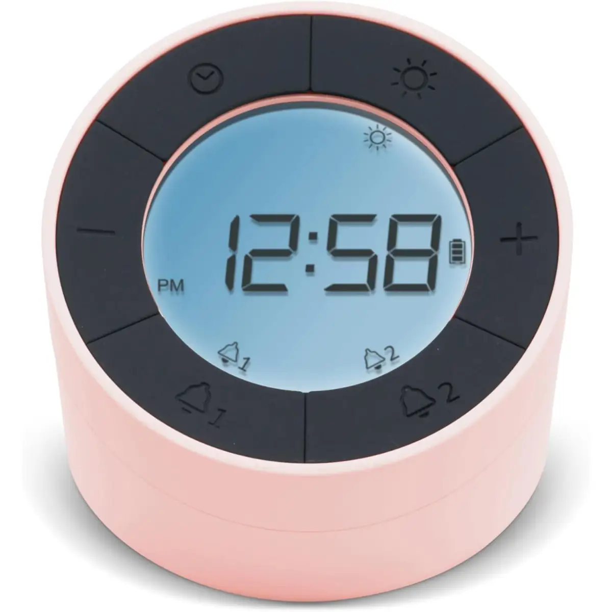 Acctim Acctim Jowie Dual Digital Alarm Clock/Nightlight Superbrite with Light Touch Sensor Pink - Clock