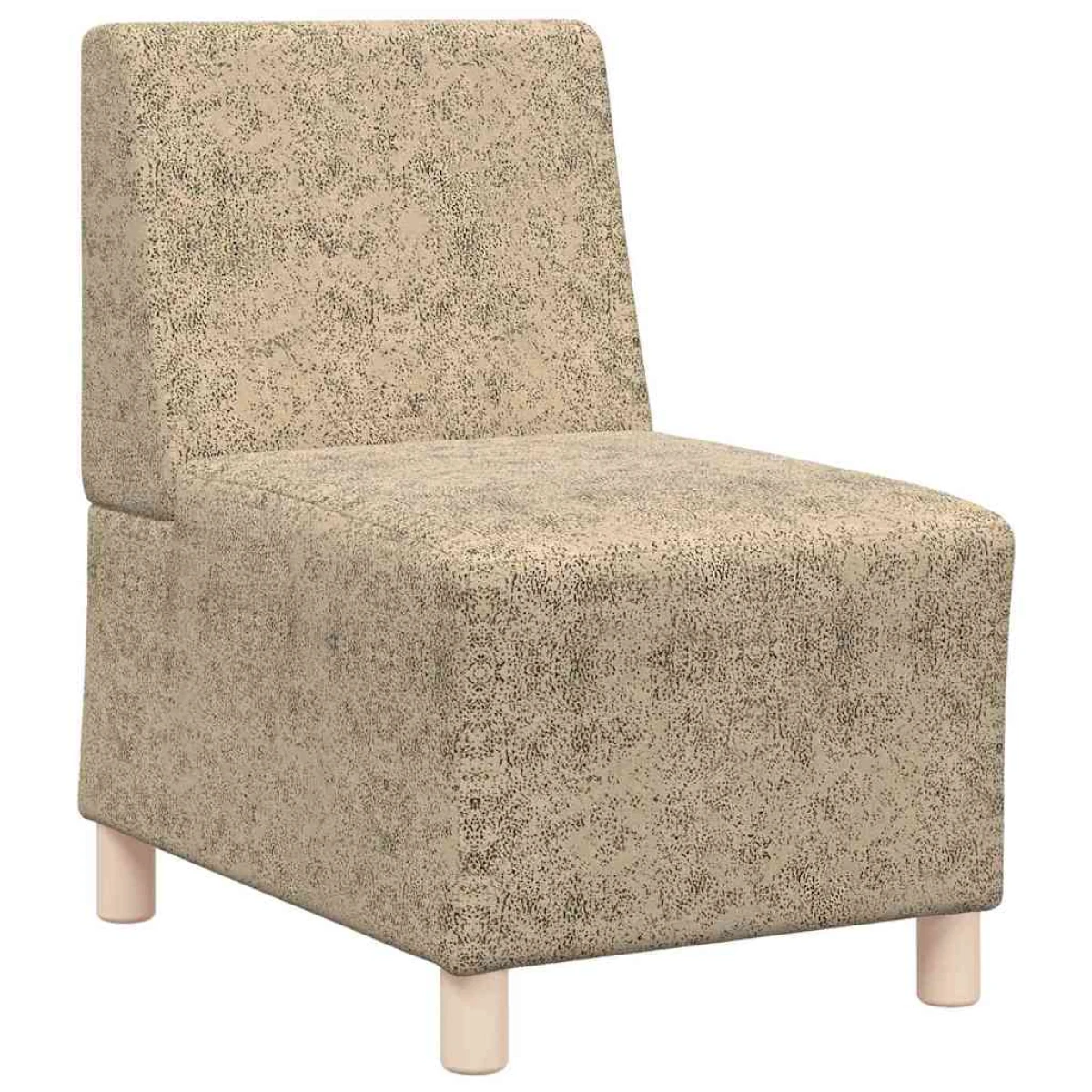 VidaXL Sofa Chair 55x74x82 Cm Faux Suede Armless Home by vidaXL