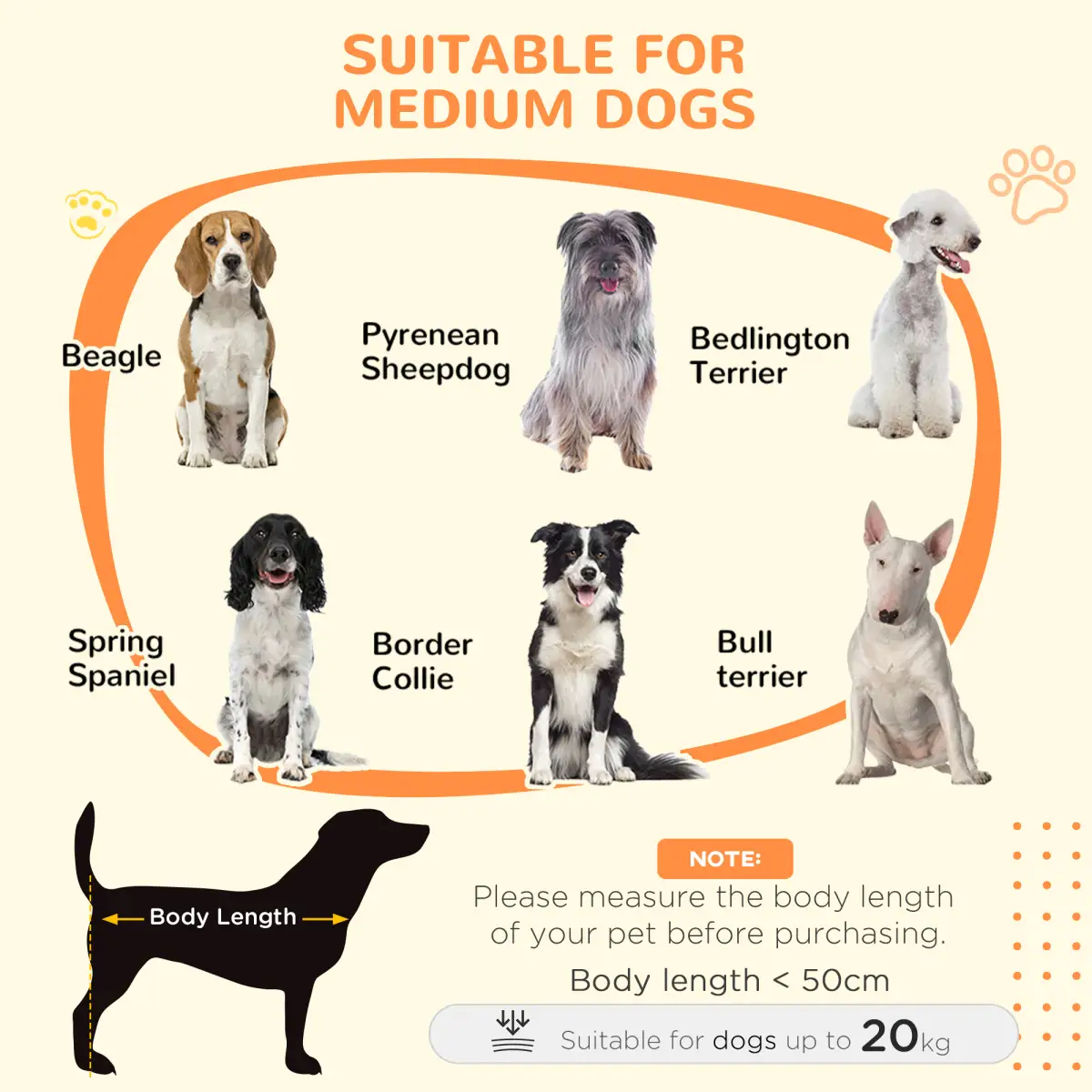 PawHut PawHut Dog Crate Furniture with Removable Cushion, for Medium Dogs - Brown - Dog Crate