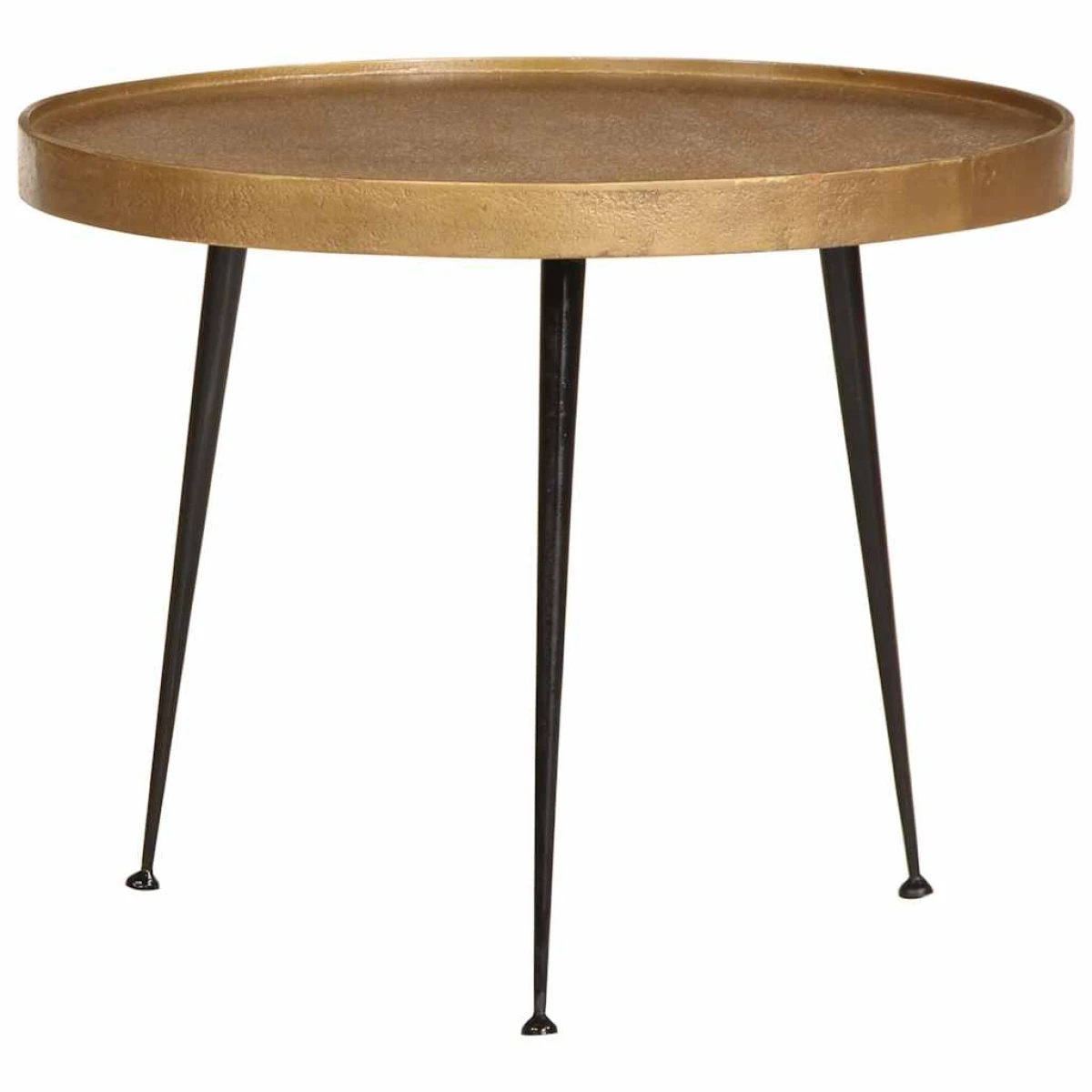 VidaXL Coffee Table Set 3-Piece Golden Engineered Wood For Modern Living Room Decor by vidaXL