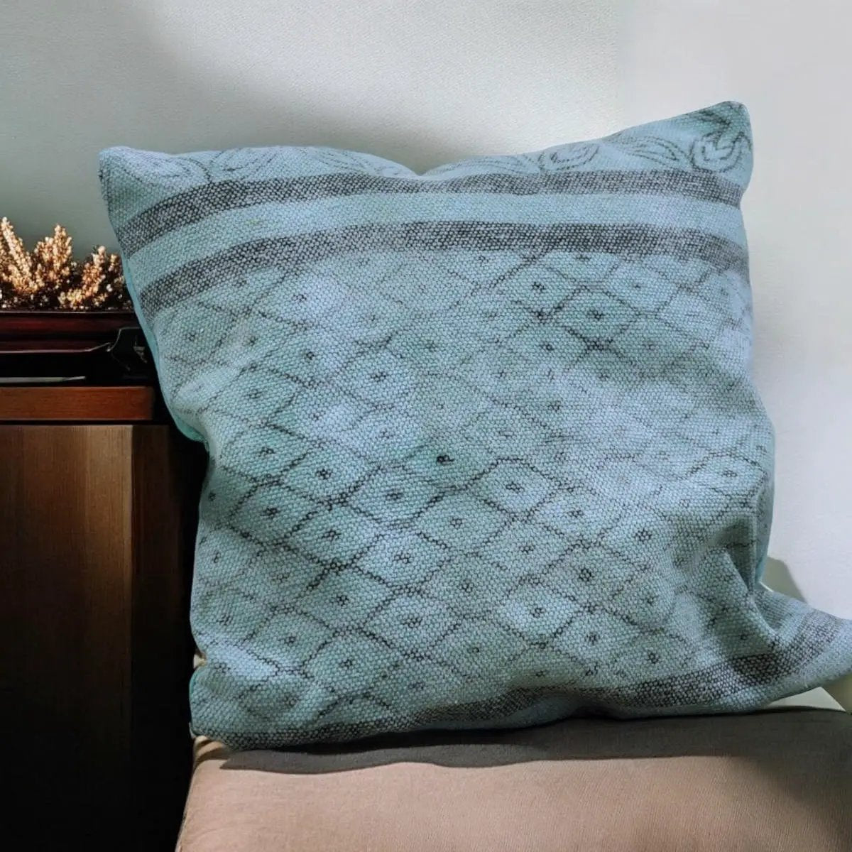 Luxury Stone Washed Green Cushion Cover, 50 x 50 cm – Elegant Home Décor Cushion - from MSL