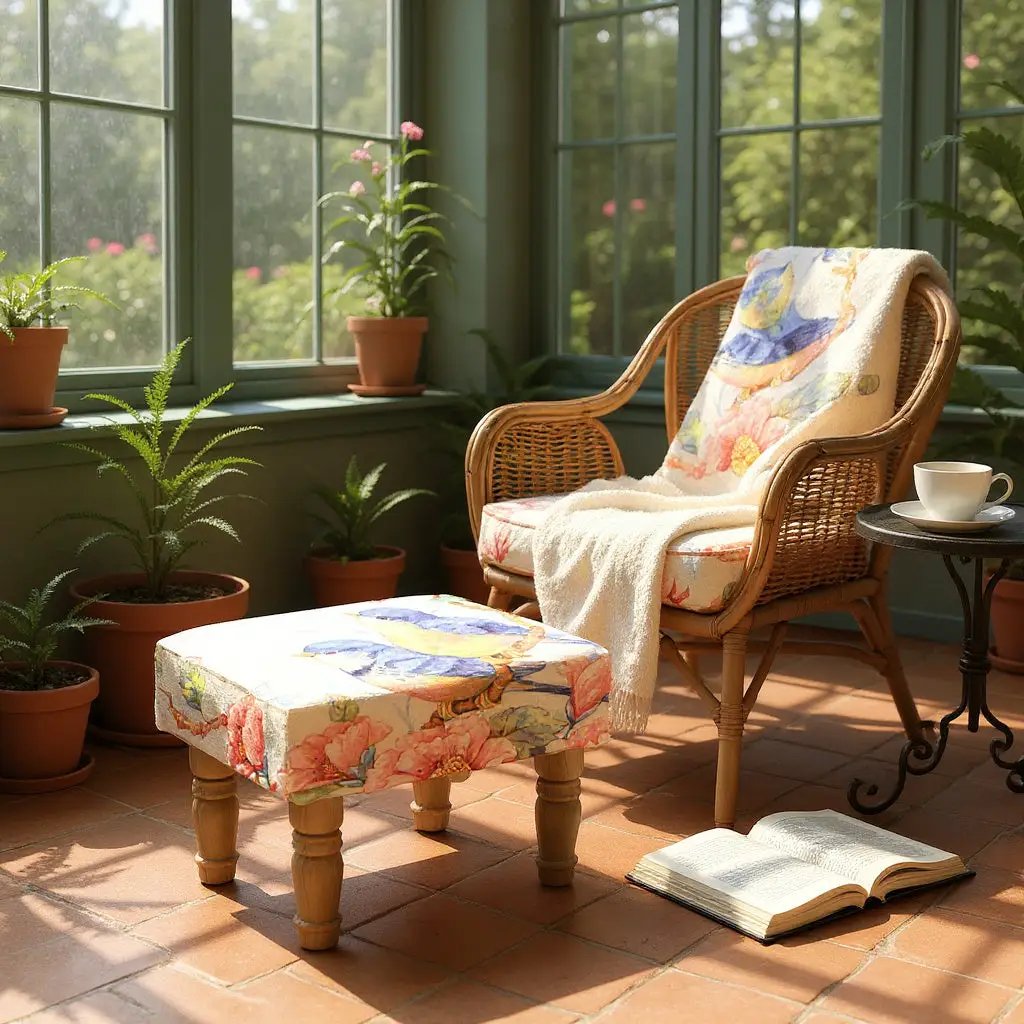 MSL BIRD FOOTSTOOL - Footstool