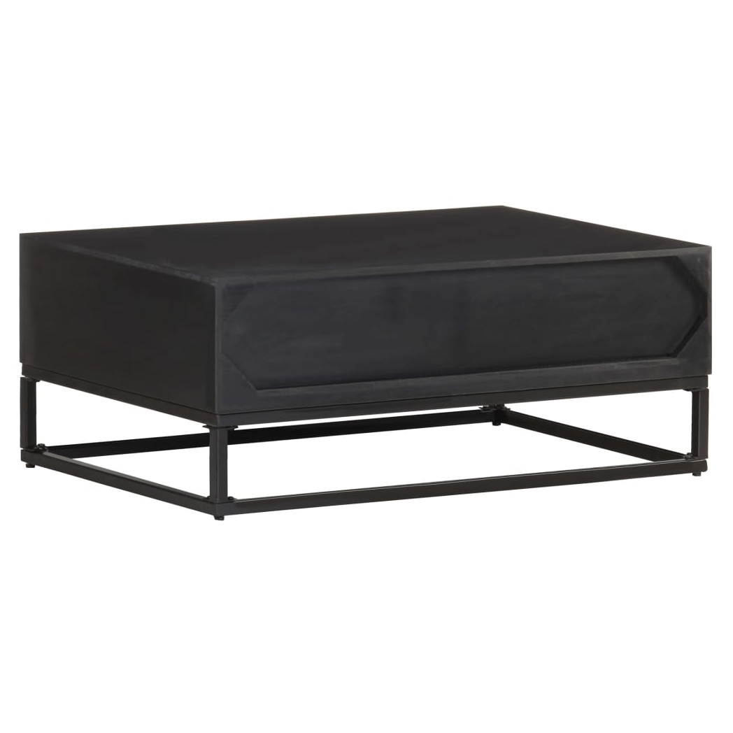 vidaXL Coffee Table 90x60x35 cm Solid Mango Wood Durable Industrial Living Room by vidaXL