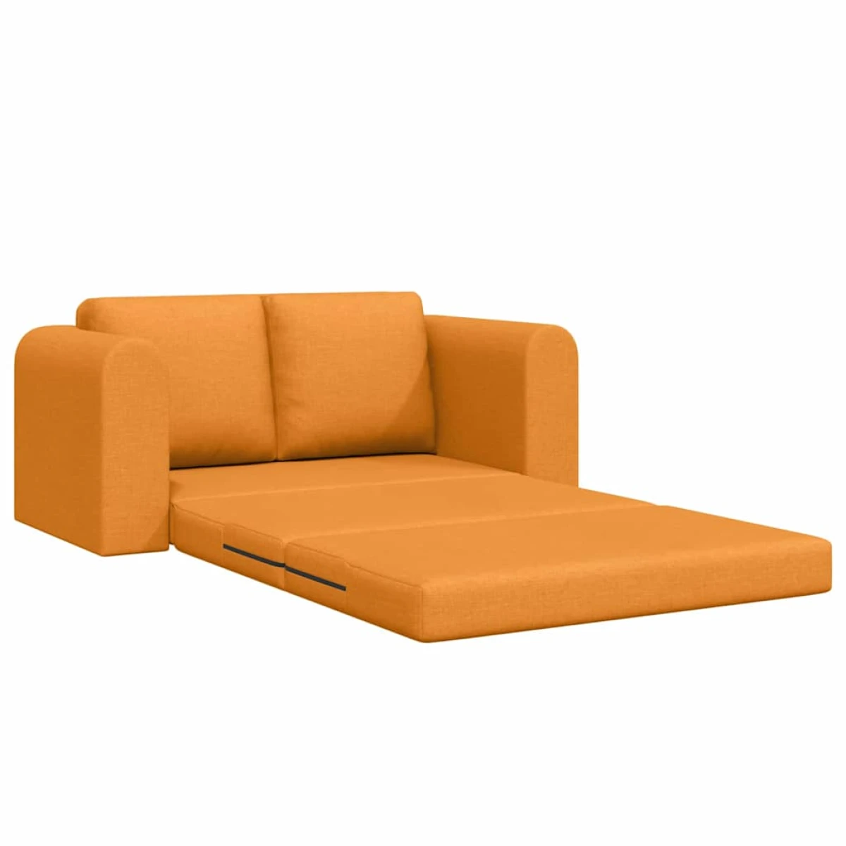 VidaXL Sofa Bed 148x71x83 CM Fabric Dark Yellow Home Use by vidaXL