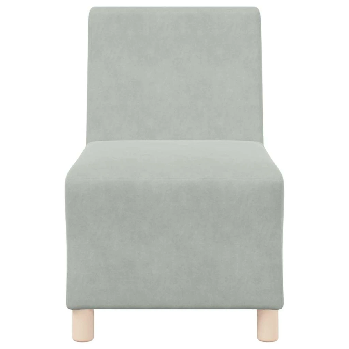 vidaXL VidaXL Armless Modular Sofa 55x74x82 Cm Velvet For Rooms - Sofa