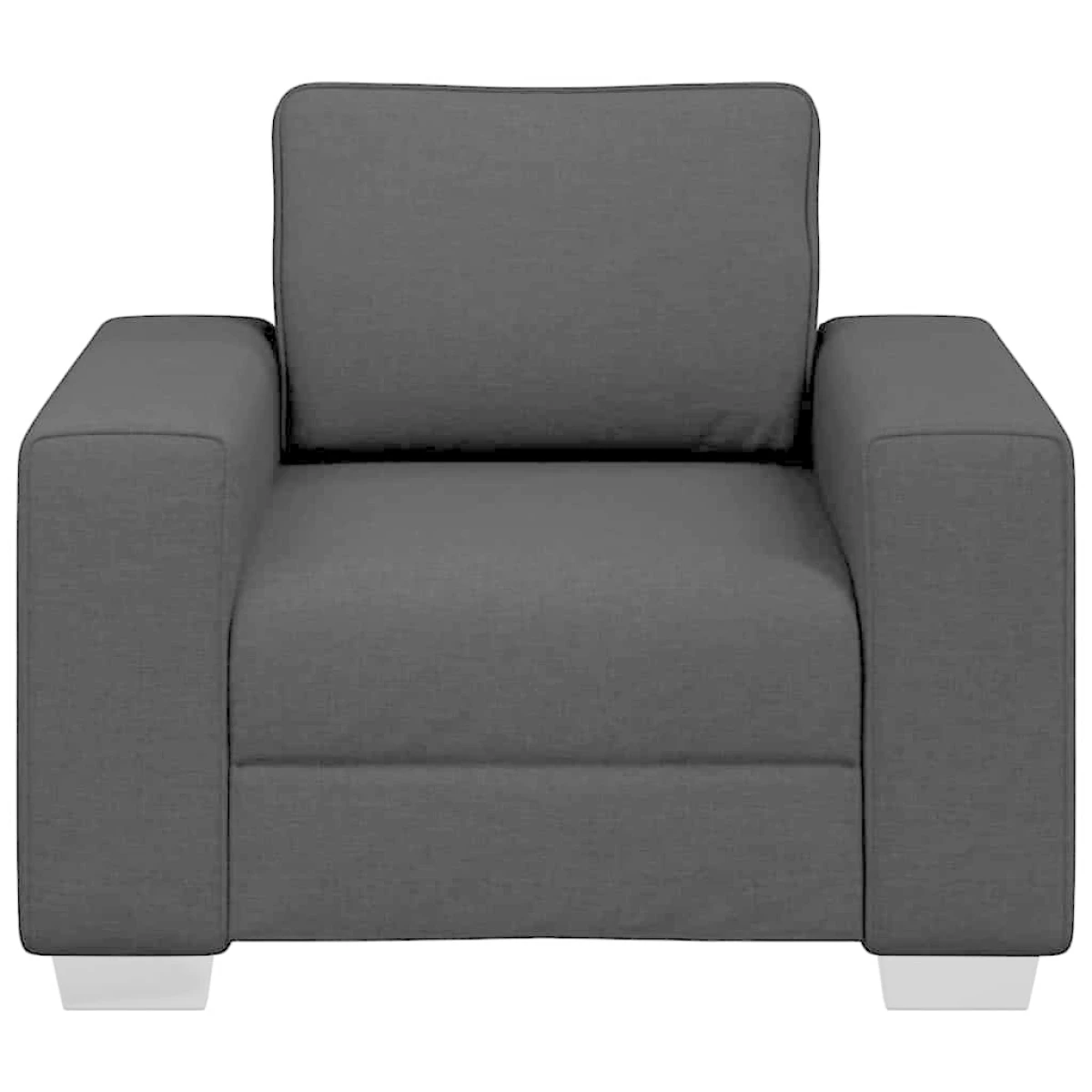vidaXL VidaXL Sofa 100x77x82 cm Fabric Black Cushion Living Room - Sofa