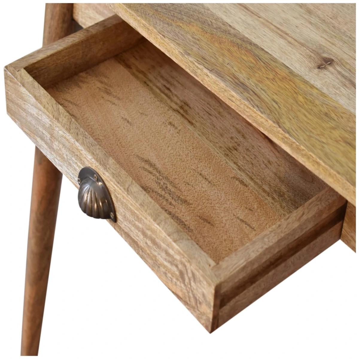 Artisan Furniture Artisan Nordic Desk Mini Brass Shell Handle Small - Bedside Table