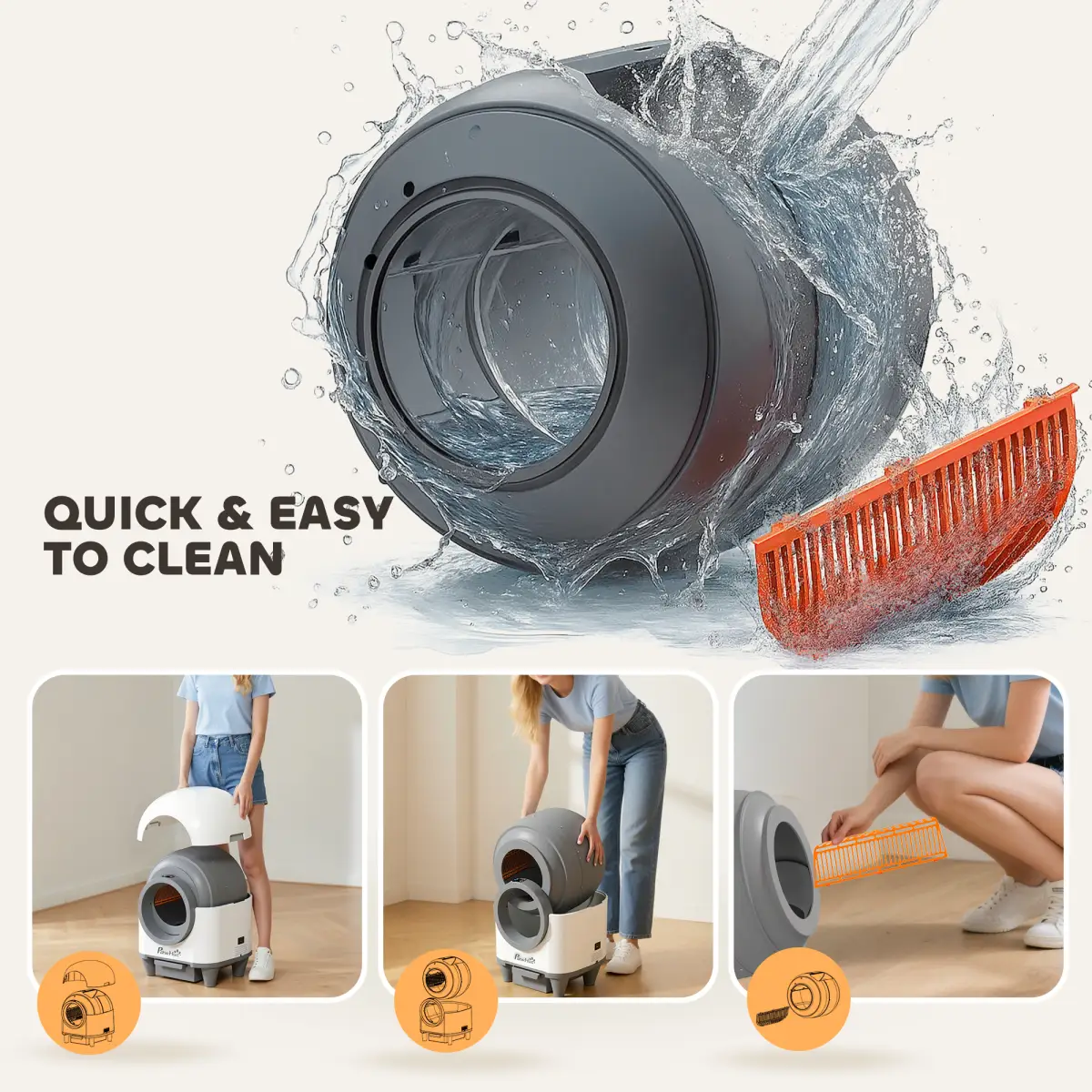 N/A Cat Litter Box - Cat Litter
