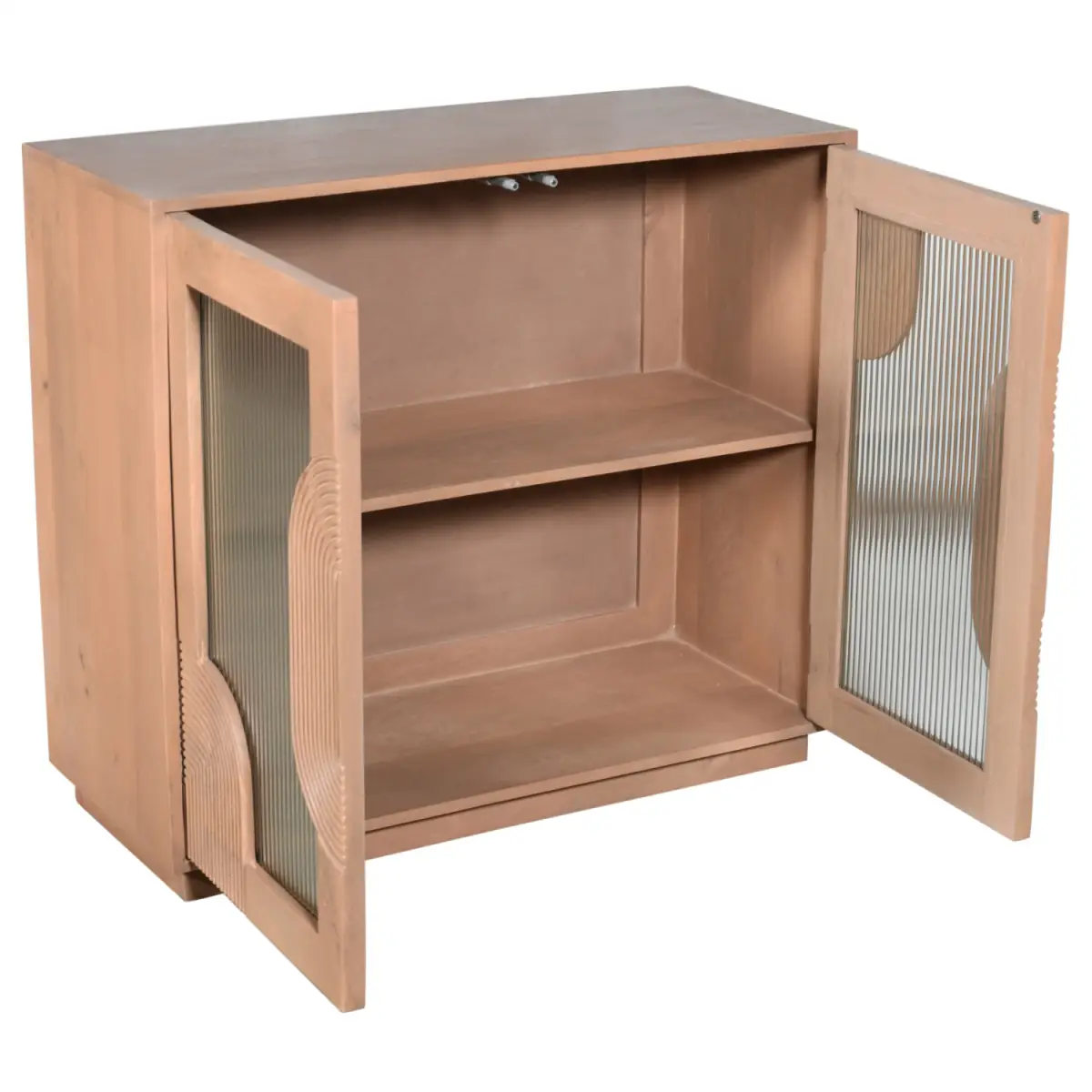 Indian Hub Indus Solid Wooden Small Sideboard - Sideboard
