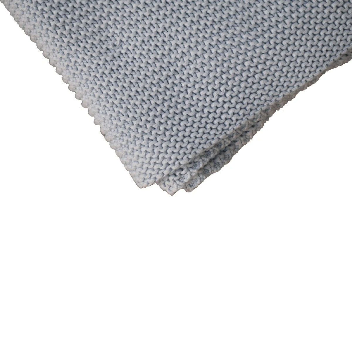 Artisan Furniture Double Knit Throw 200x150cm Soft Blue Cozy by Artisan Furniture