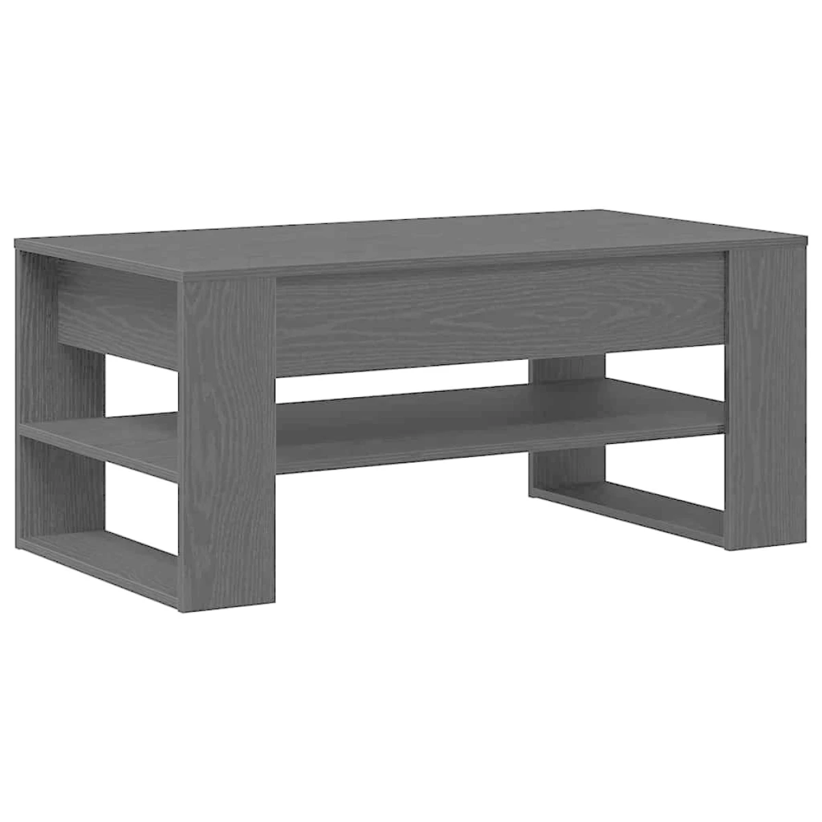 vidaXL vidaXL Coffee Table 102x55x45cm Textured Wood - Coffee Table