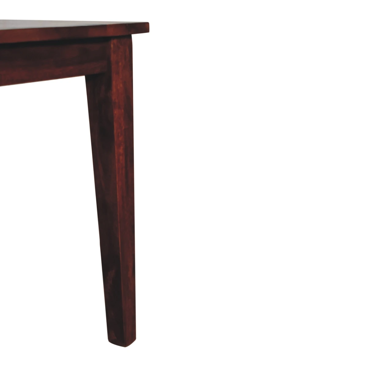 Artisan Dining Table 6ft Solid Mango Chestnut Finish Family by Artisan Furniture