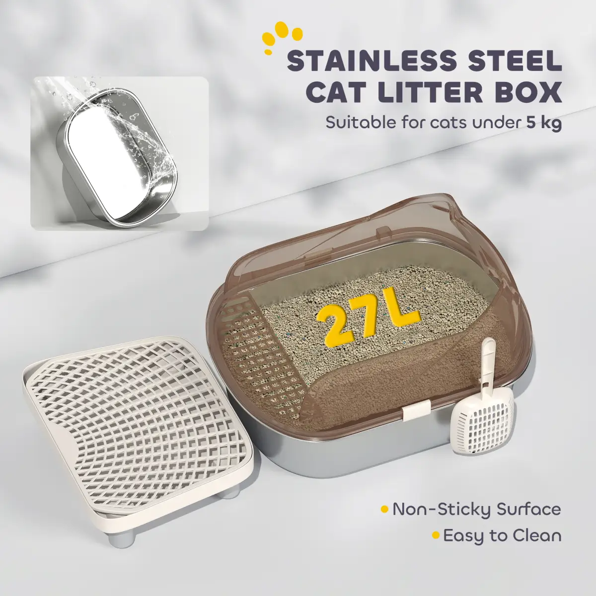 N/A Cat Litter Box - Cat Litter
