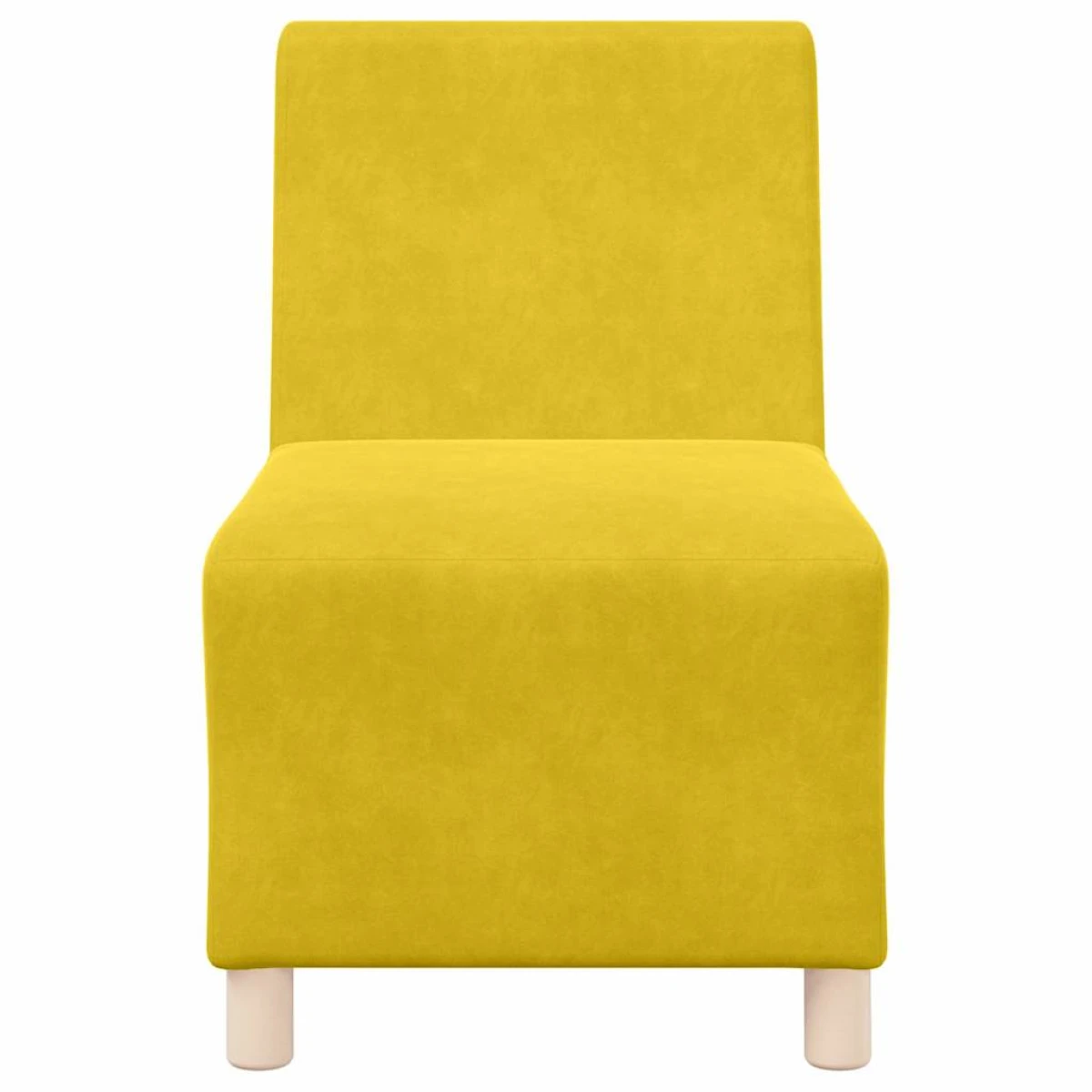 vidaXL VidaXL Armless Modular Sofa 55x74x82 Velvet Living Room - Sofa