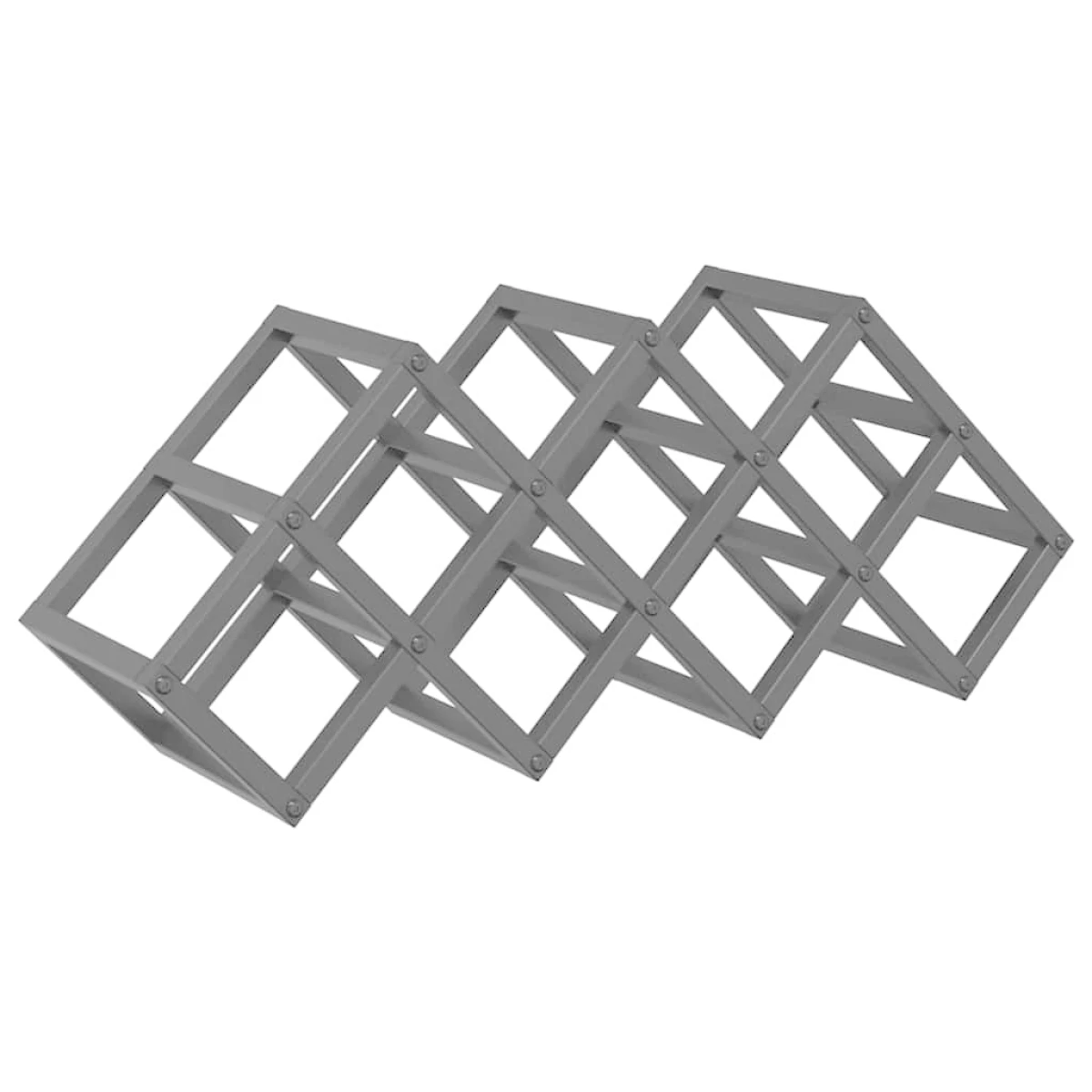 vidaXL VidaXL Wine Rack 63 X 16.5 X 25 Cm Steel For Home Bar - Wine Rack