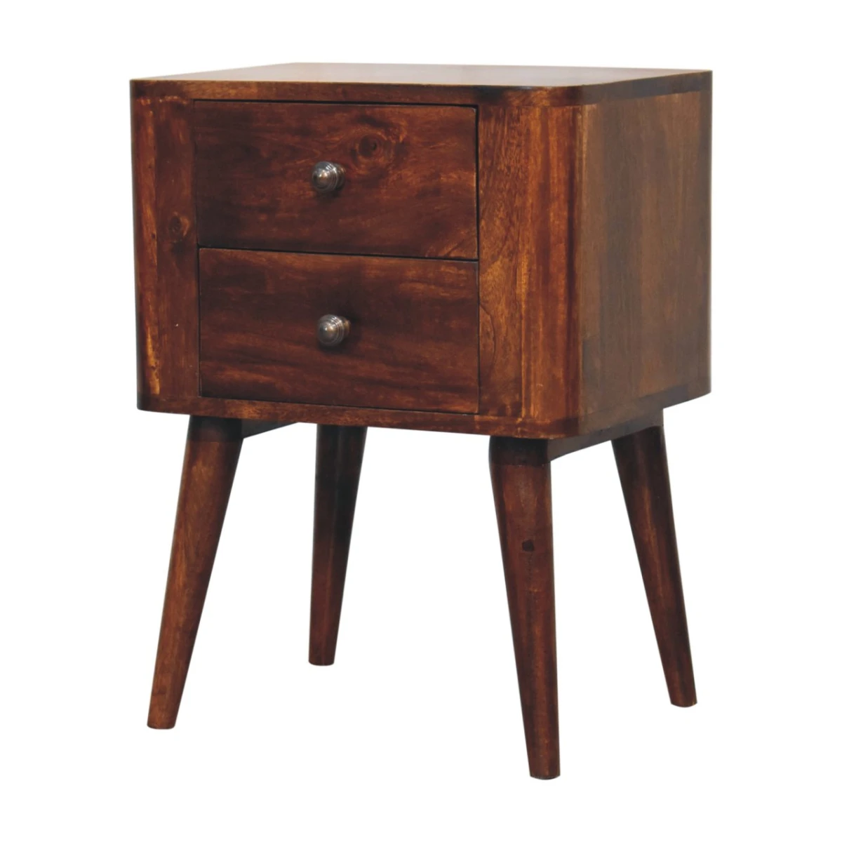 Artisan Bedside Table Mango Wood 2-Drawer Bedroom by Artisan Furniture