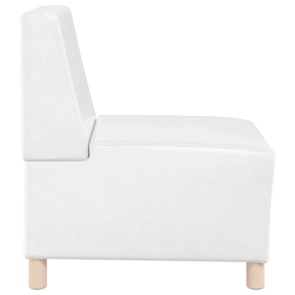 VidaXL Armless Modular Sofa 55x74x82cm Faux Leather Home by vidaXL