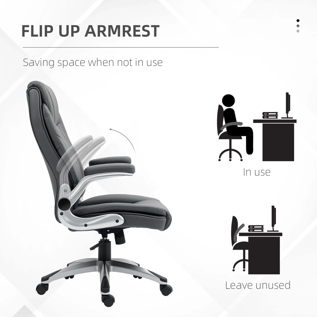 N/A Premium Massage Office Chair Seat Height 46-54 Cm 12 Cm Padding Tilt Function For Home Office - Office Chair
