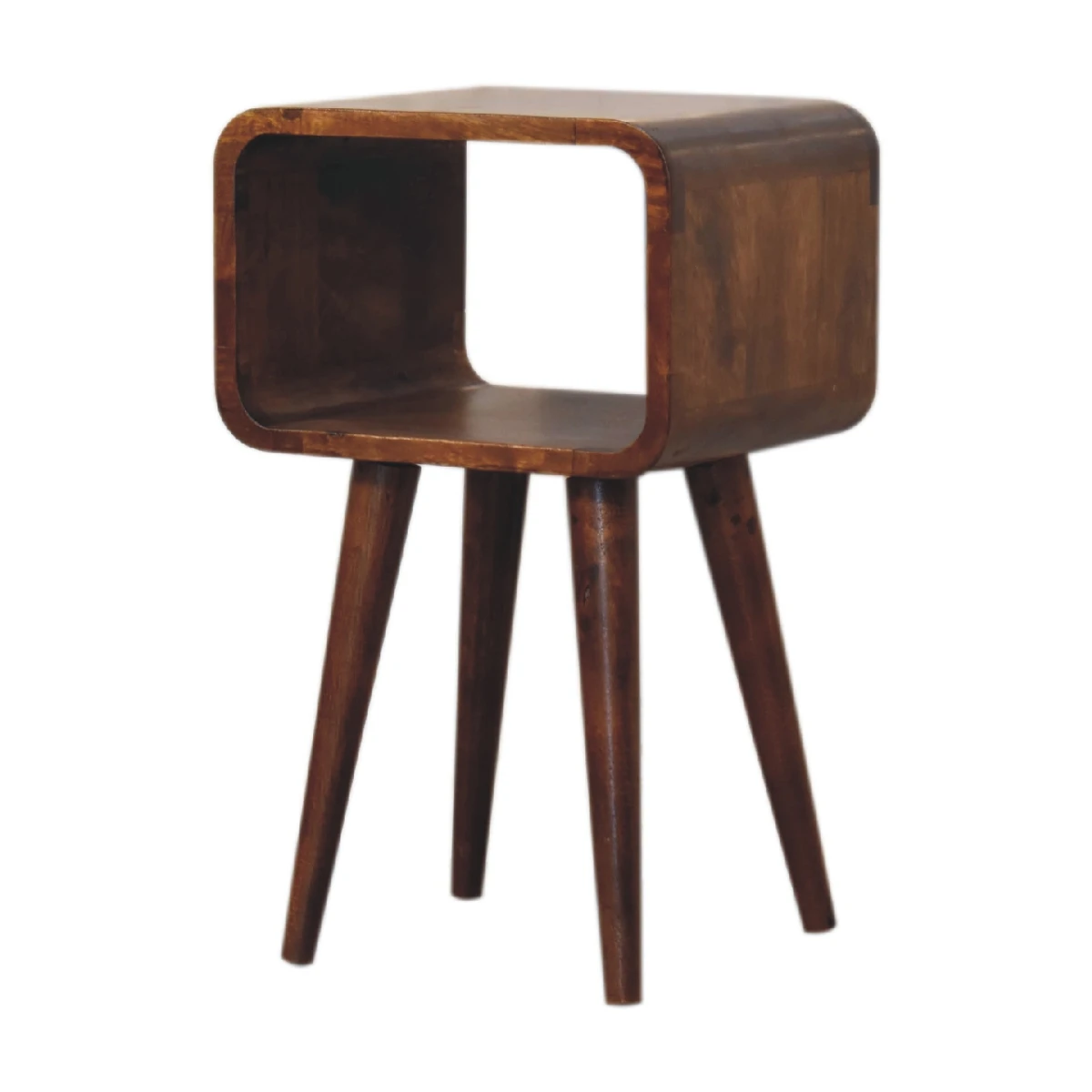 Artisan Furniture Artisan Bedside Table Compact Open Nightstand - Bedside Table
