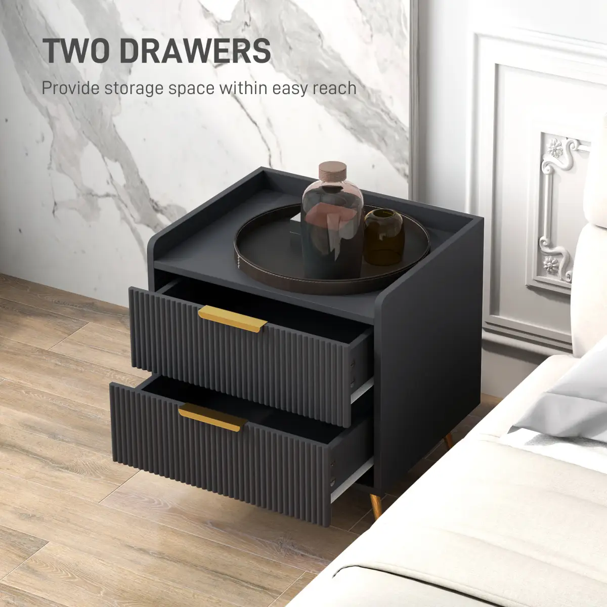 N/A Bedside Tables - Bedside Table