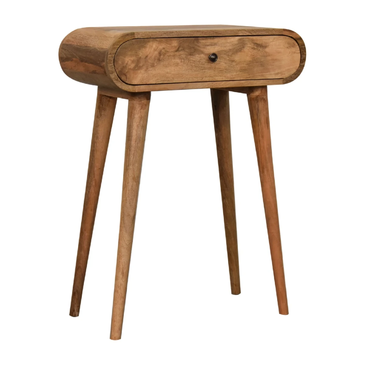 Artisan Furniture Artisan Console Table Mini Mango Wood Round Entry - Console Table