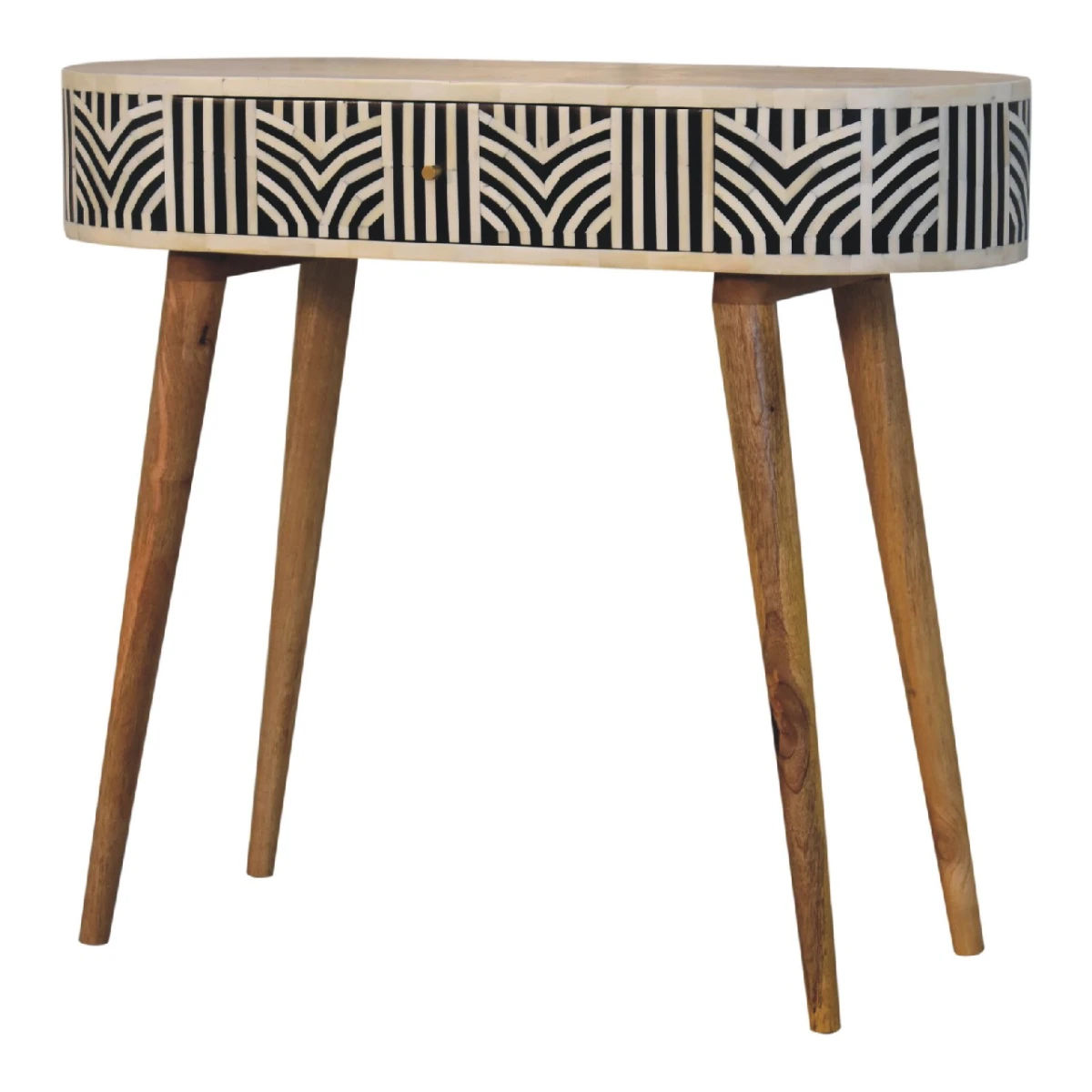 Artisan Console Table Bone Inlay For Boho Homes by Artisan Furniture