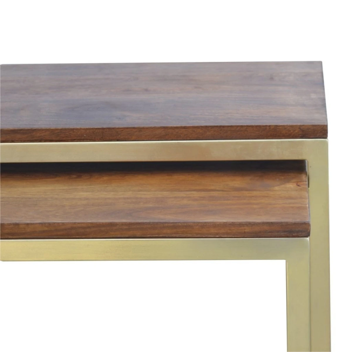 Artisan Furniture Artisan Nesting Tables Trio Chestnut Mango Gold - Dining Set