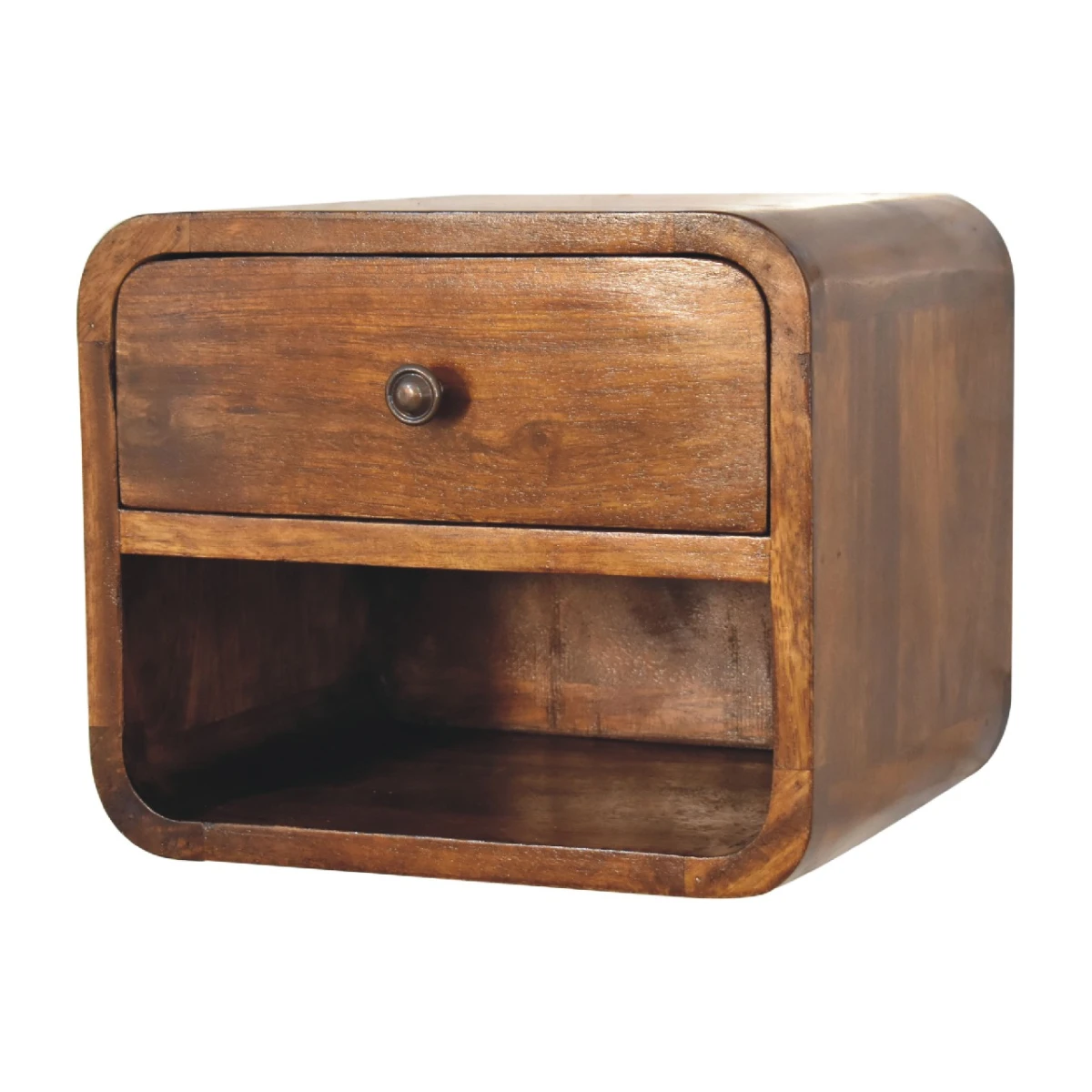 Artisan Bedside Drawer Mini Curve Wall Mount by Artisan Furniture
