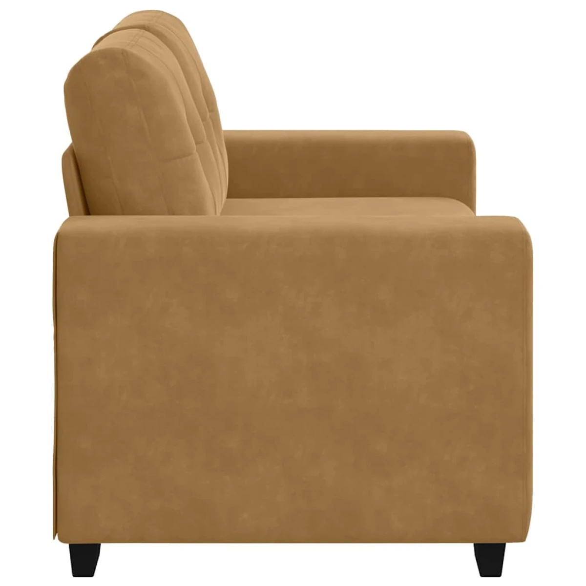 VidaXL Loveseat Sofa Compact Velvet Upholstery For Home Use by vidaXL